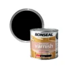 Ronseal Interior Ebony Gloss Varnish, 250ml -Trade Point Sale ronseal interior ebony gloss varnish 250ml5010214894215 02c bq
