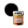Ronseal Interior Ebony Gloss Varnish, 750ml -Trade Point Sale ronseal interior ebony gloss varnish 750ml5010214894208 02c bq