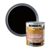Ronseal Interior Ebony Satin Varnish, 750ml -Trade Point Sale ronseal interior ebony satin varnish 750ml5010214894321 02c bq