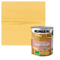 Ronseal Interior Oak Matt Varnish, 750ml -Trade Point Sale ronseal interior oak matt varnish 750ml5010214894291 01c bq