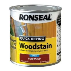 Ronseal Rosewood Satin Wood Stain, 2.5L -Trade Point Sale ronseal rosewood satin wood stain 2 5l5010214808960 08c bq