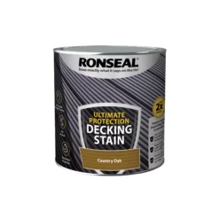 Trade Point Sale -Trade Point Sale ronseal ultimate protection country oak matt decking wood stain 2 5l5010214891108 08c