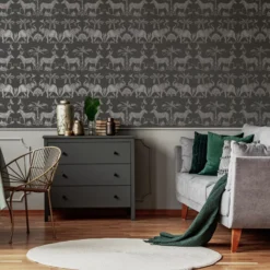 Sublime Charcoal Elephant Gold Effect Smooth Wallpaper -Trade Point Sale sublime charcoal elephant gold effect smooth wallpaper5011583457476 01i bq