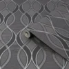 Sublime Dark Grey Ribbon Geometric Smooth Wallpaper -Trade Point Sale sublime dark grey ribbon geometric smooth wallpaper5011583412819 01c bq
