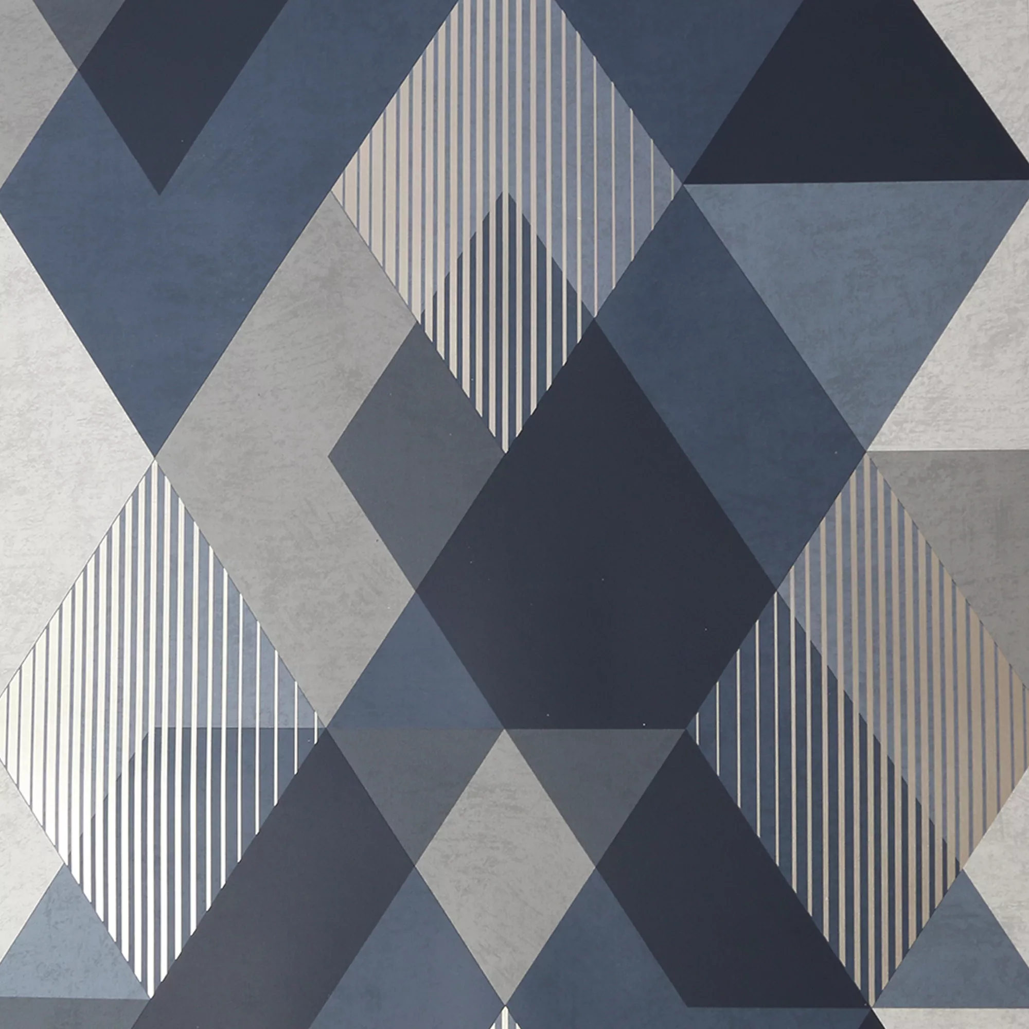 Sublime Decadence Navy Geometric Smooth Wallpaper 4 Sublime Decadence Navy Geometric Smooth Wallpaper - Image 2