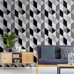 Sublime Marble Charcoal Geometric Metallic Effect Smooth Wallpaper -Trade Point Sale sublime marble charcoal geometric metallic effect smooth wallpaper5011583414806 01i BQ