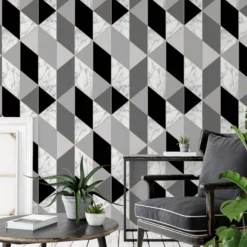 Sublime Marble Charcoal Geometric Metallic Effect Smooth Wallpaper -Trade Point Sale sublime marble charcoal geometric metallic effect smooth wallpaper5011583414806 02i BQ
