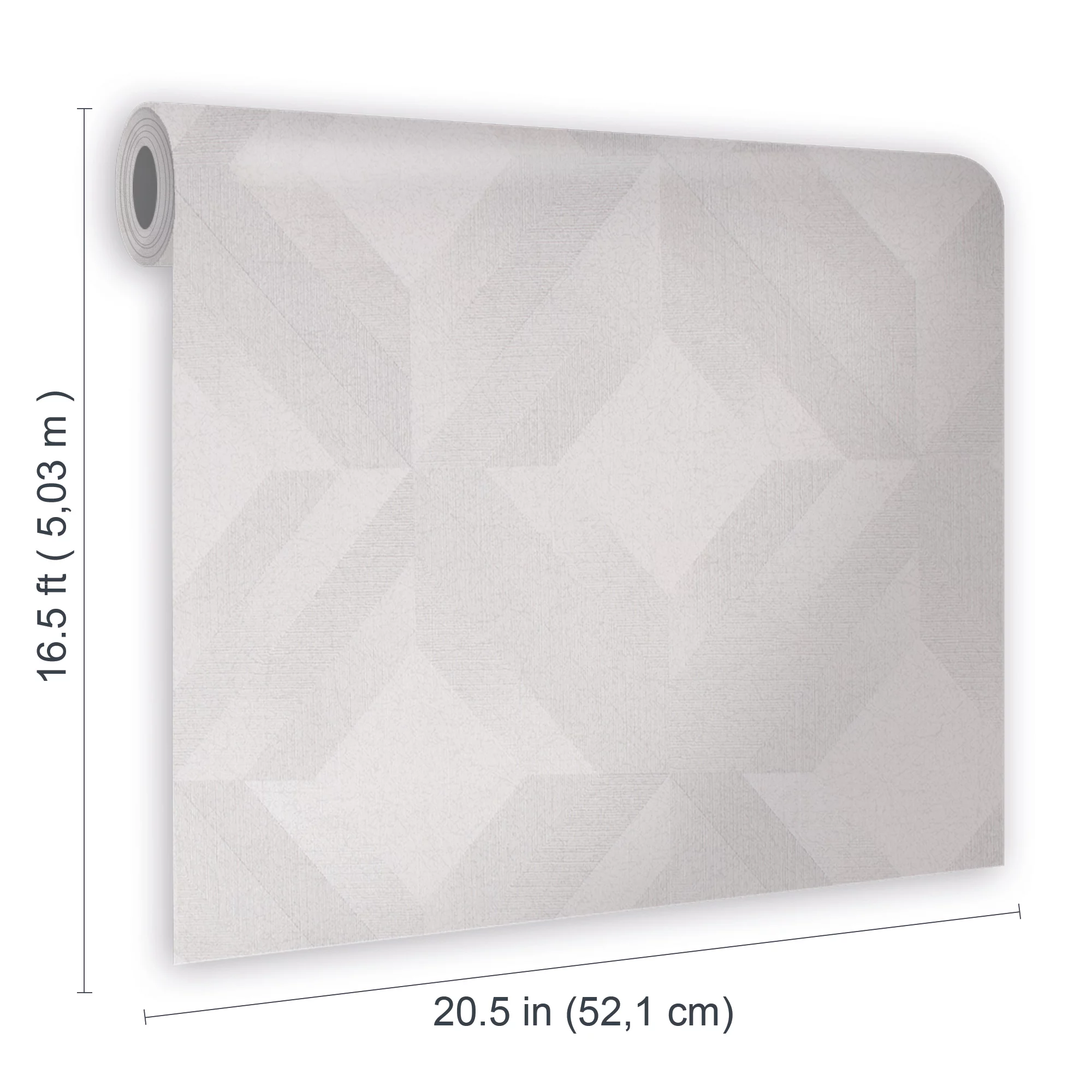 Superfresco Arabella Grey Geometric Metallic Effect Smooth Wallpaper 8 Superfresco Arabella Grey Geometric Metallic Effect Smooth Wallpaper - Image 6