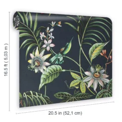 Superfresco Easy Adilah Black Leaves Smooth Wallpaper -Trade Point Sale superfresco easy adilah black leaves smooth wallpaper5011583396683 01t BQ