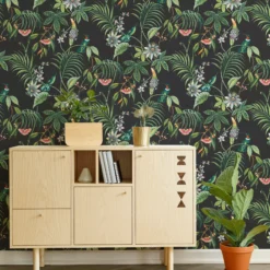Superfresco Easy Adilah Black Leaves Smooth Wallpaper -Trade Point Sale superfresco easy adilah black leaves smooth wallpaper5011583396683 02i BQ