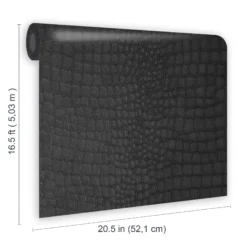 Superfresco Easy Black Crocodile Textured Wallpaper 20 Superfresco Easy Black Crocodile Textured Wallpaper -Trade Point Sale superfresco easy black crocodile textured wallpaper5011583156706 01t BQ