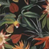 Superfresco Easy Black Parrot Smooth Wallpaper