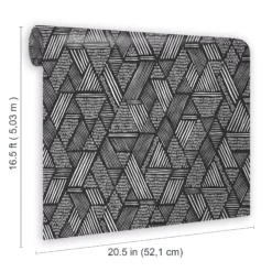 Superfresco Easy Black & White Ethnic Stitch Smooth Wallpaper -Trade Point Sale superfresco easy black white ethnic stitch smooth wallpaper5011583474114 01t BQ