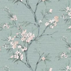 Superfresco Easy Duck Egg Oriental Blossom Embossed Wallpaper -Trade Point Sale superfresco easy duck egg oriental blossom embossed wallpaper5011583470406 37c BQ