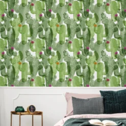 Superfresco Easy Noplaito Green Cactus Smooth Wallpaper -Trade Point Sale superfresco easy noplaito green cactus smooth wallpaper5011583319309 01i BQ