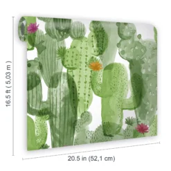 Superfresco Easy Noplaito Green Cactus Smooth Wallpaper -Trade Point Sale superfresco easy noplaito green cactus smooth wallpaper5011583319309 01t BQ
