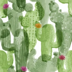 Superfresco Easy Noplaito Green Cactus Smooth Wallpaper