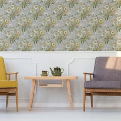 Superfresco Easy Passion Grey & Ochre Floral Smooth Wallpaper -Trade Point Sale superfresco easy passion grey ochre floral smooth wallpaper5011583513332 20i bq