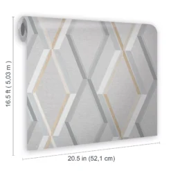 Superfresco Easy Prestige Grey Geometric Gold Effect Smooth Wallpaper -Trade Point Sale superfresco easy prestige grey geometric gold effect smooth wallpaper5011583417746 01t BQ