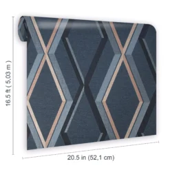 Superfresco Easy Prestige Navy Geometric Metallic Effect Smooth Wallpaper 13 Superfresco Easy Prestige Navy Geometric Metallic Effect Smooth Wallpaper -Trade Point Sale superfresco easy prestige navy geometric metallic effect smooth wallpaper5011583418194 01t BQ