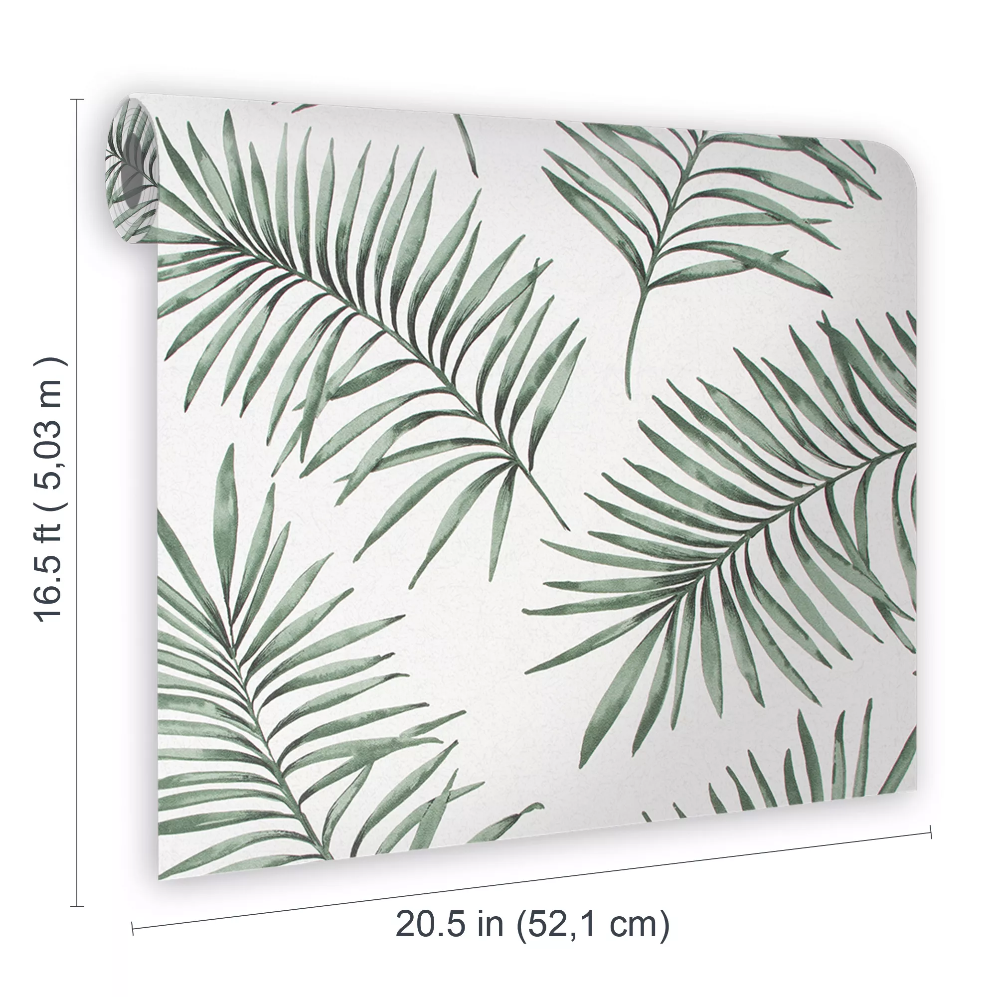 Superfresco Easy Scandi Green & White Leaves Smooth Wallpaper 8 Superfresco Easy Scandi Green & White Leaves Smooth Wallpaper - Image 6
