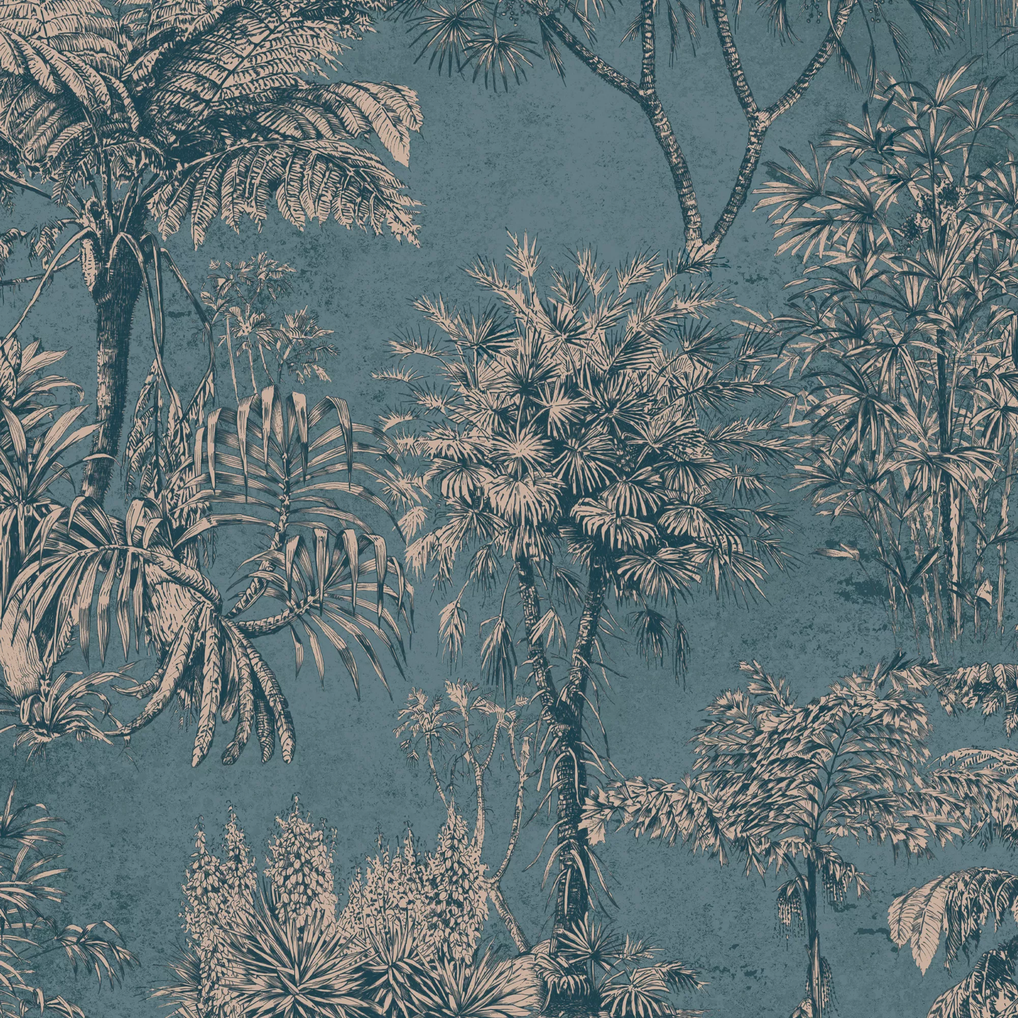 Superfresco Easy Wanderlust Blue Tropical Metallic Effect Smooth Wallpaper 6 Superfresco Easy Wanderlust Blue Tropical Metallic Effect Smooth Wallpaper - Image 4