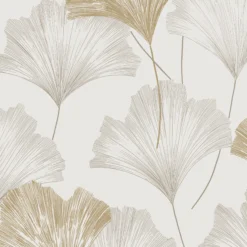 Superfresco Easy Wanderlust White Leaves Metallic Effect Smooth Wallpaper -Trade Point Sale superfresco easy wanderlust white leaves metallic effect smooth wallpaper5011583531800 37c