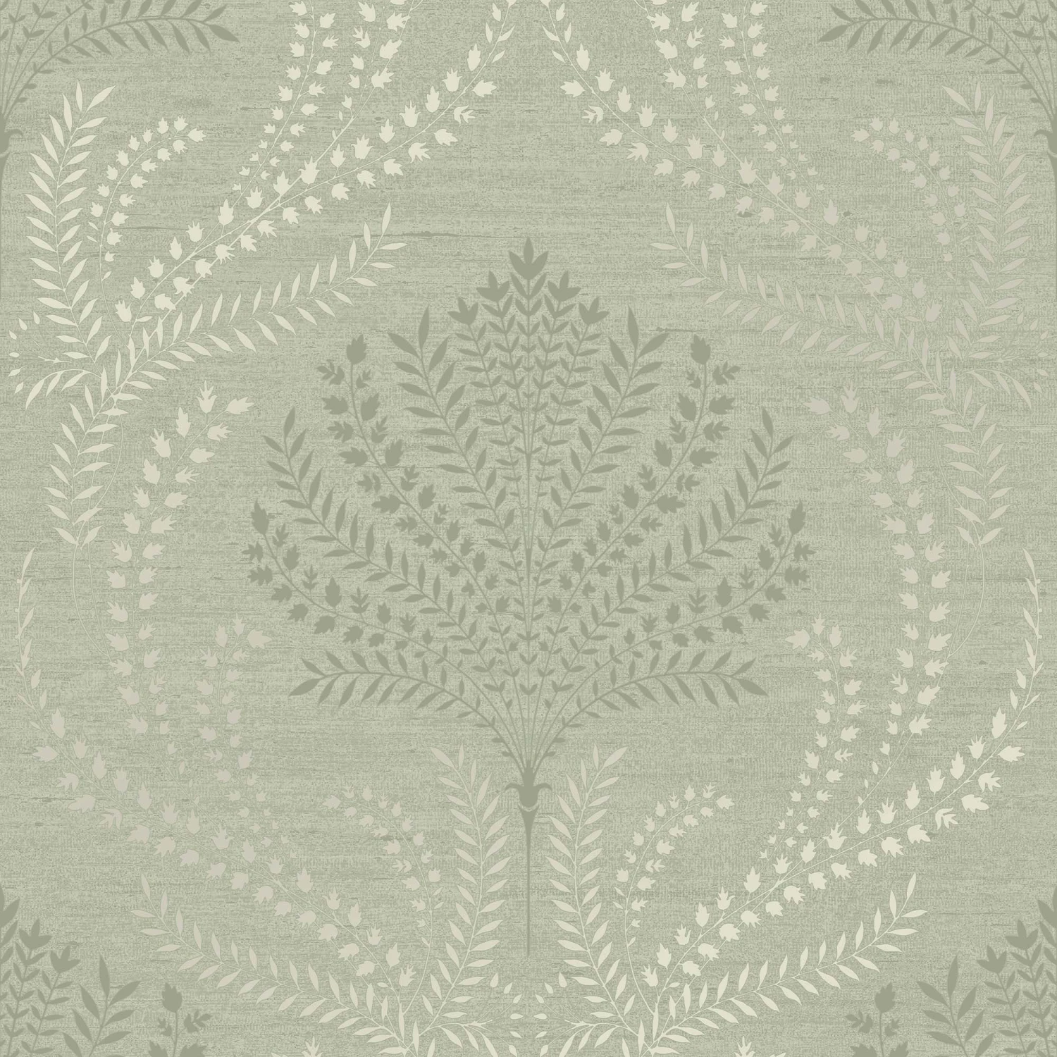 Superfresco Easy Whispy Sage Damask Smooth Wallpaper 5 Superfresco Easy Whispy Sage Damask Smooth Wallpaper - Image 3