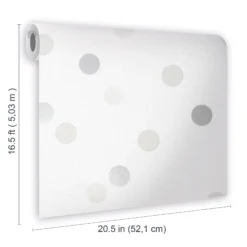 Superfresco Easy White Dotty Silver Effect Smooth Wallpaper 13 Superfresco Easy White Dotty Silver Effect Smooth Wallpaper -Trade Point Sale superfresco easy white dotty silver effect smooth wallpaper5011583416947 01t BQ