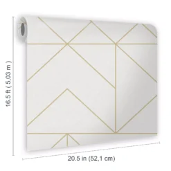 Superfresco Easy White Geometric Gold Effect Smooth Wallpaper -Trade Point Sale superfresco easy white geometric gold effect smooth wallpaper5011583447552 01t BQ