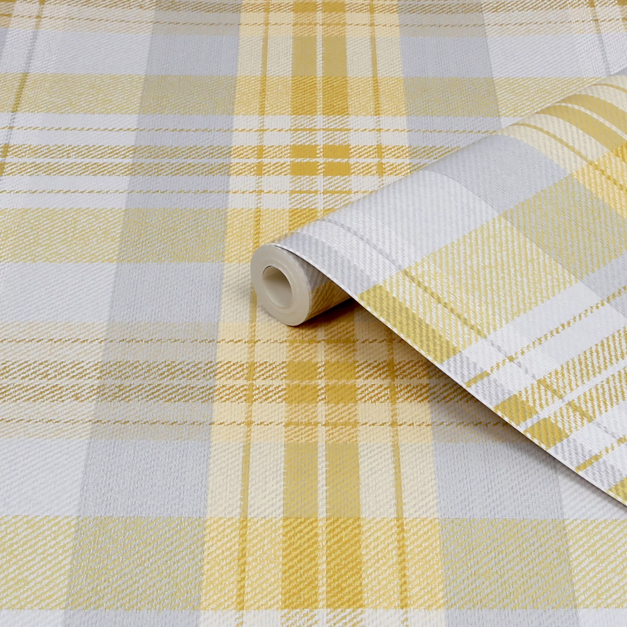 Superfresco Easy Yellow Tartan Fabric Effect Smooth Wallpaper 3 Superfresco Easy Yellow Tartan Fabric Effect Smooth Wallpaper