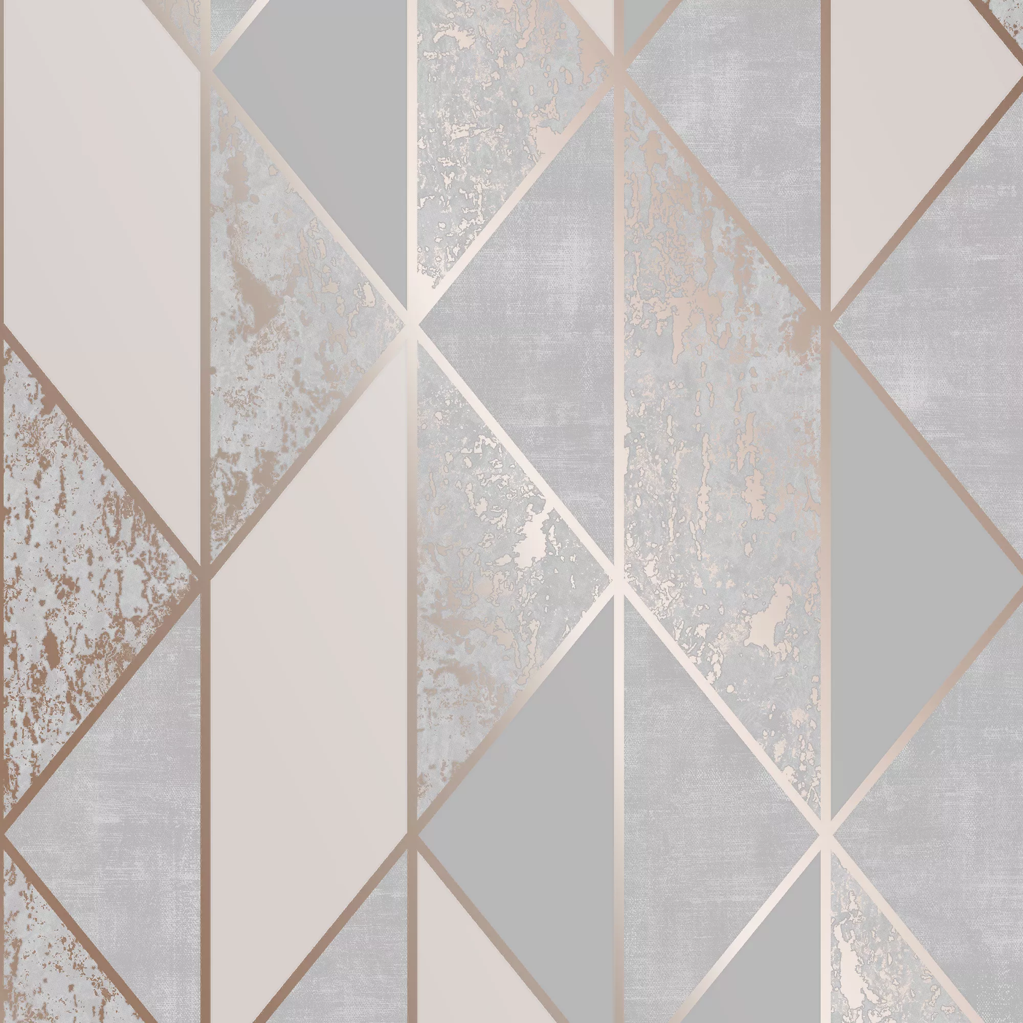 Superfresco Milan Geometric Rose Gold Effect Smooth Wallpaper 4 Superfresco Milan Geometric Rose Gold Effect Smooth Wallpaper - Image 2