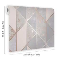 Superfresco Milan Geometric Rose Gold Effect Smooth Wallpaper 18 Superfresco Milan Geometric Rose Gold Effect Smooth Wallpaper -Trade Point Sale superfresco milan geometric rose gold effect smooth wallpaper5011583386639 02t bq