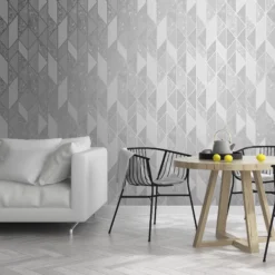 Superfresco Milan Geometric Silver Effect Smooth Wallpaper 20 Superfresco Milan Geometric Silver Effect Smooth Wallpaper -Trade Point Sale superfresco milan geometric silver effect smooth wallpaper5011583386578 21i bq