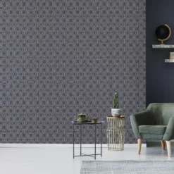 Superfresco Navy Geometric Smooth Wallpaper -Trade Point Sale superfresco navy geometric smooth wallpaper5011583498127 02i bq