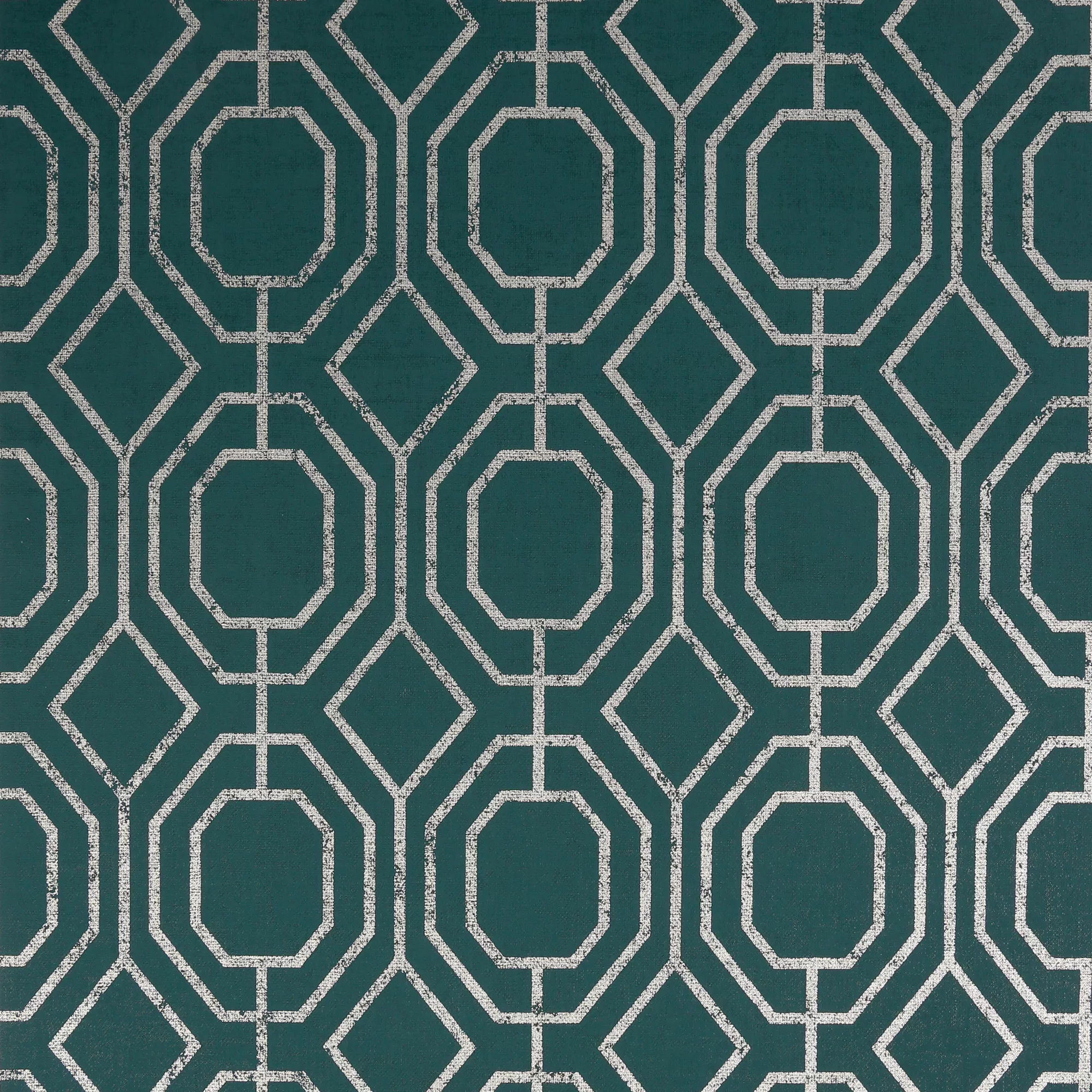 Superfresco Teal Geometric Smooth Wallpaper 8 Superfresco Teal Geometric Smooth Wallpaper - Image 6