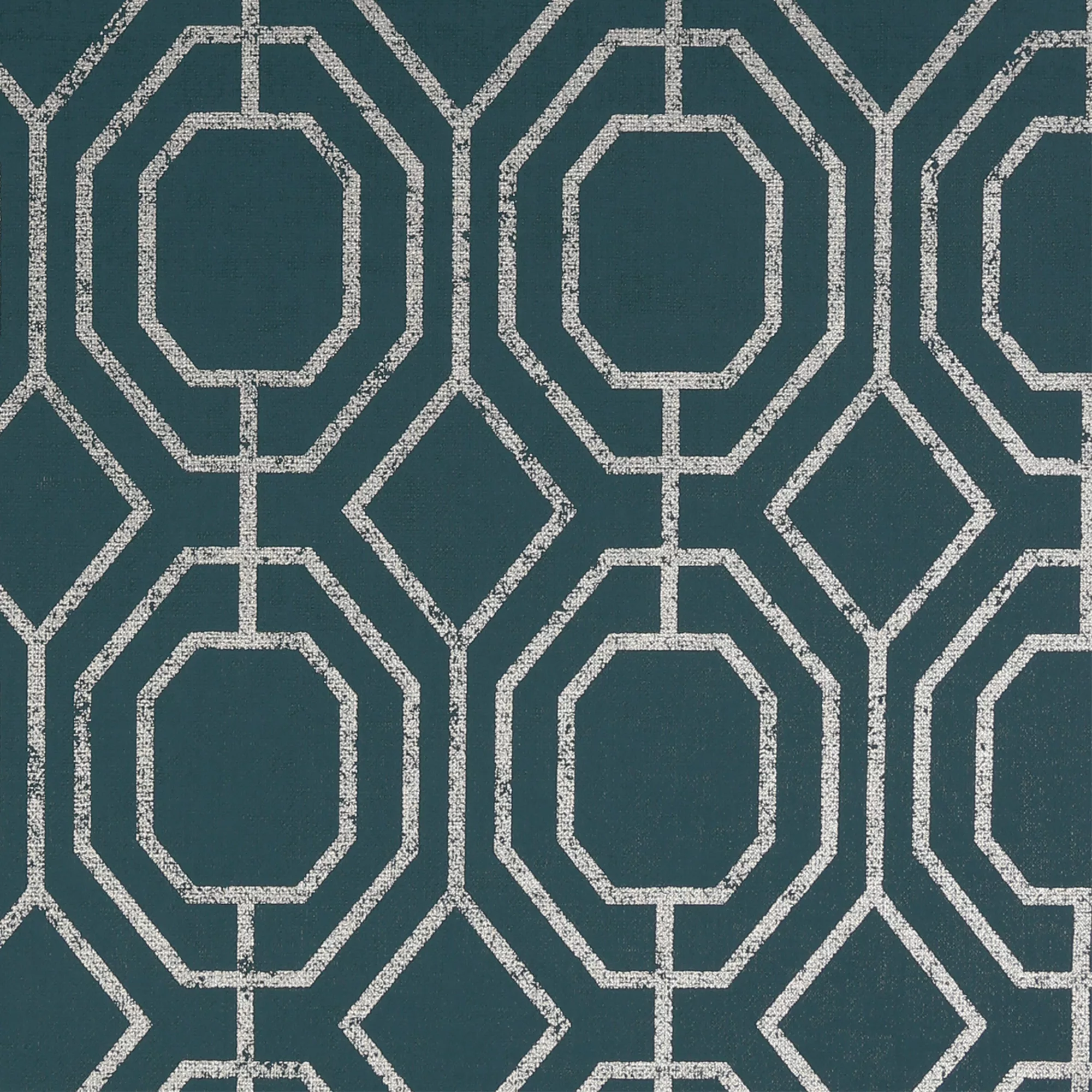 Superfresco Teal Geometric Smooth Wallpaper 4 Superfresco Teal Geometric Smooth Wallpaper - Image 2