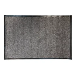 Utility Grey Plain Mat 120cmx80cm