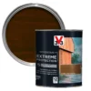 V33 Extreme Protection Dark Oak Satin Wood Stain, 750ml -Trade Point Sale v33 extreme protection dark oak satin wood stain 750ml3153895180634 02c bq