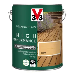 Trade Point Sale -Trade Point Sale v33 high performance clear satin quick dry decking stain 5l3153895180870 08c bq