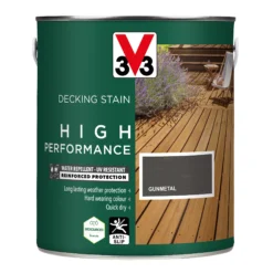Trade Point Sale -Trade Point Sale v33 high performance gunmetal satin quick dry decking stain 2 5l3153895180801 08c bq