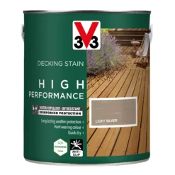 Trade Point Sale -Trade Point Sale v33 high performance light silver satin quick dry decking stain 2 5l3153895180788 08c bq